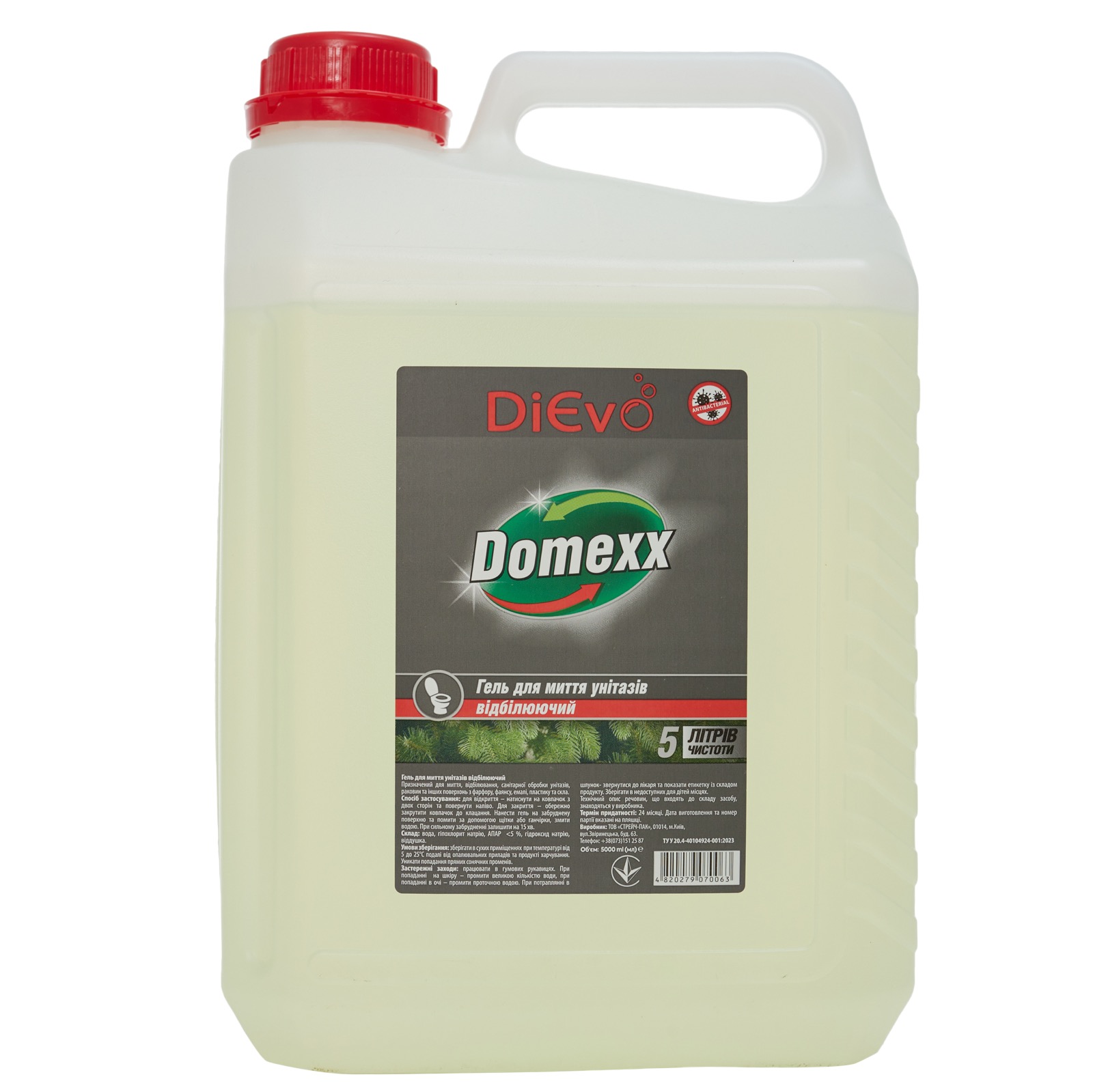 Домекс гель для унітазів ТМ DiЄvo 5 л